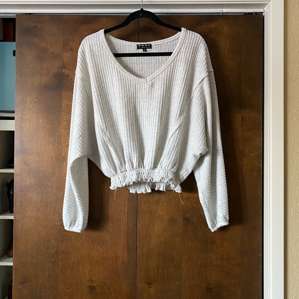 White fall blouse
